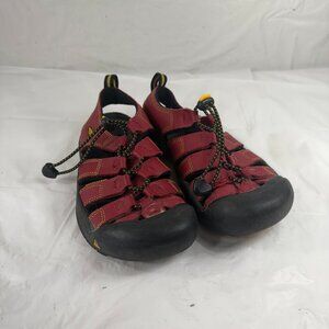 Keen Newport H2 Size 4 Unisex Kids Red Waterproof Outdoor Hiking Sports Sandals